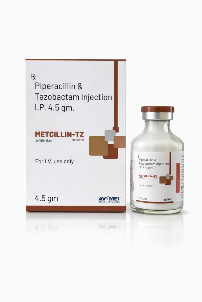 Metcillin-TZ 4.5gm Injection